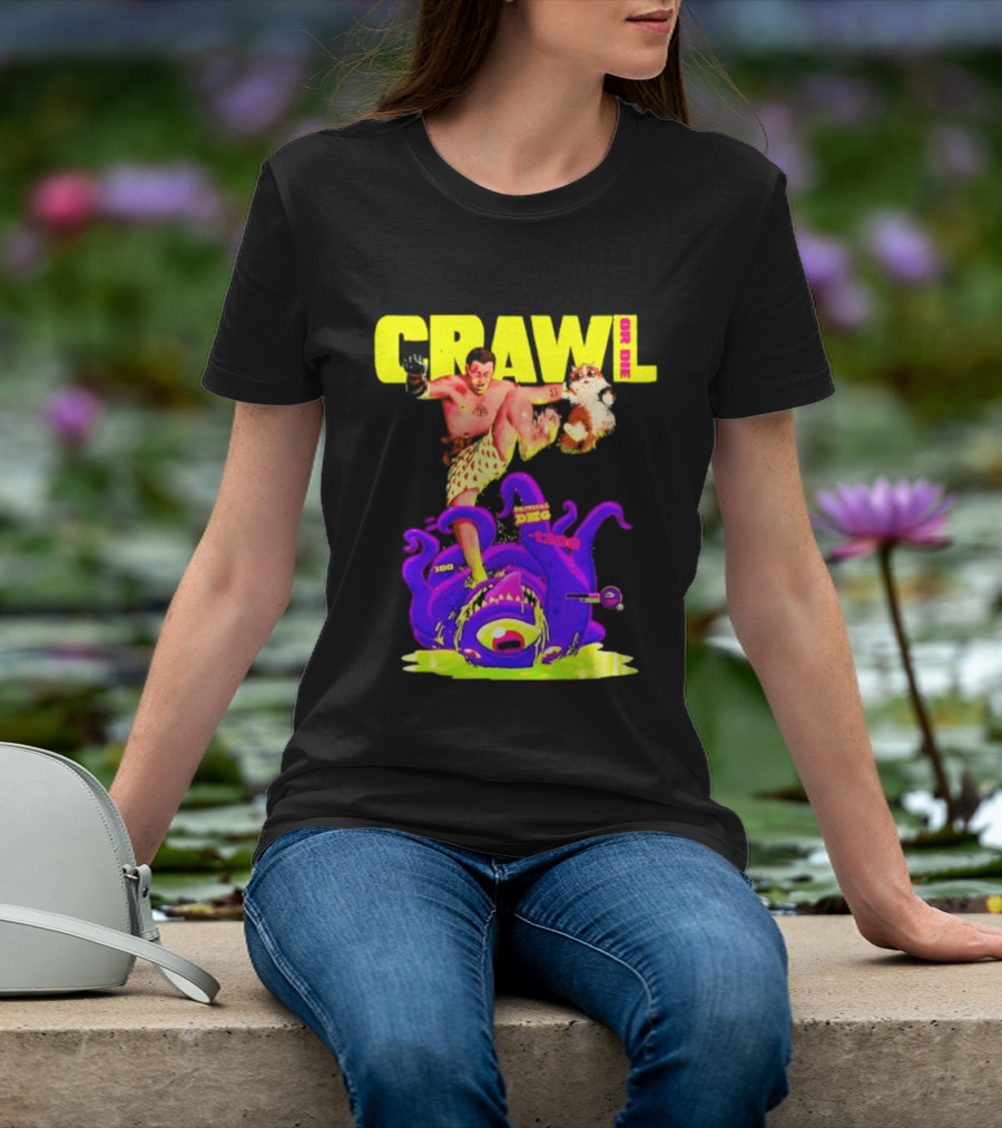 Crawl Or Die Critical Damage RPG Gamer Monster Attack T-Shirt
