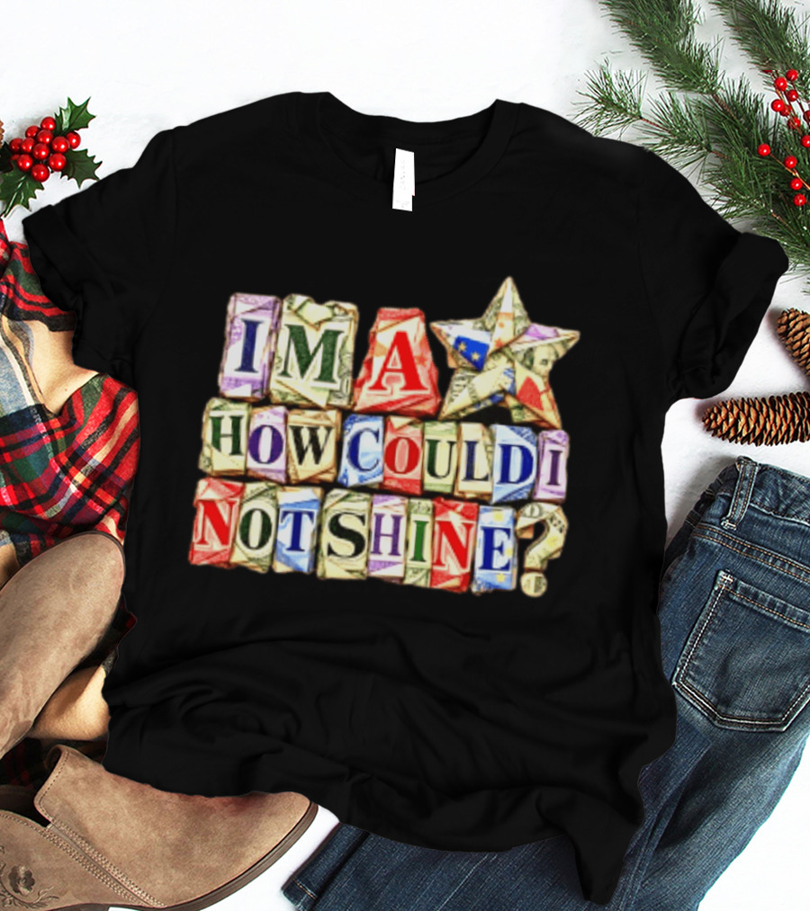 I'm A Star How Could I Not Shine Bright Colorful Blocks T-Shirt