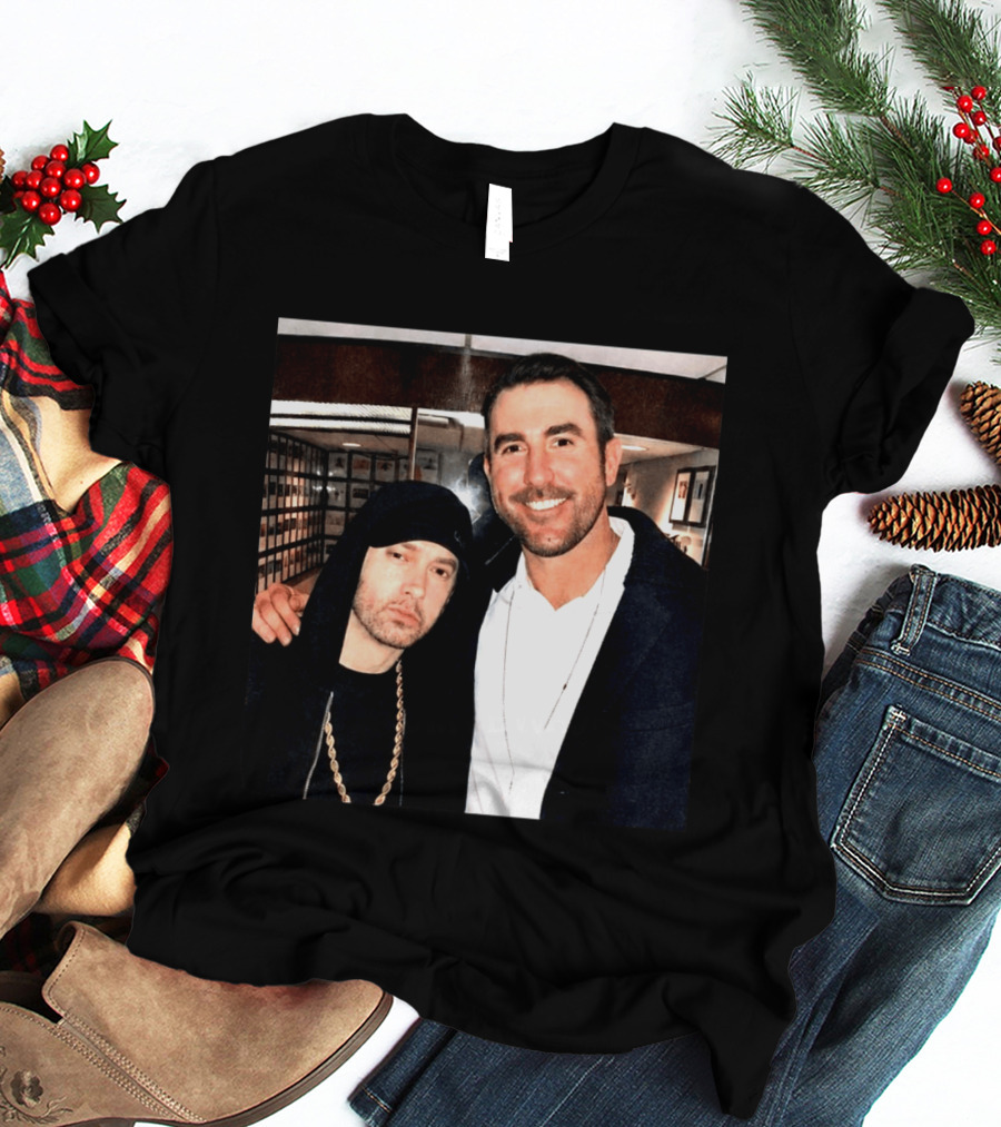Justin Verlander Eminem Iconic Collaboration Moment T-Shirt