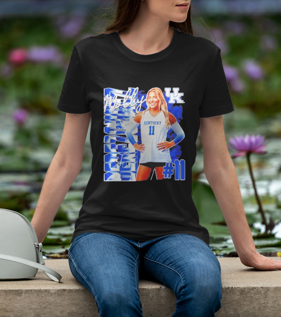 Kentucky Wildcats Volleyball Molly 11 Kentucky Player Pose UK T-Shirt