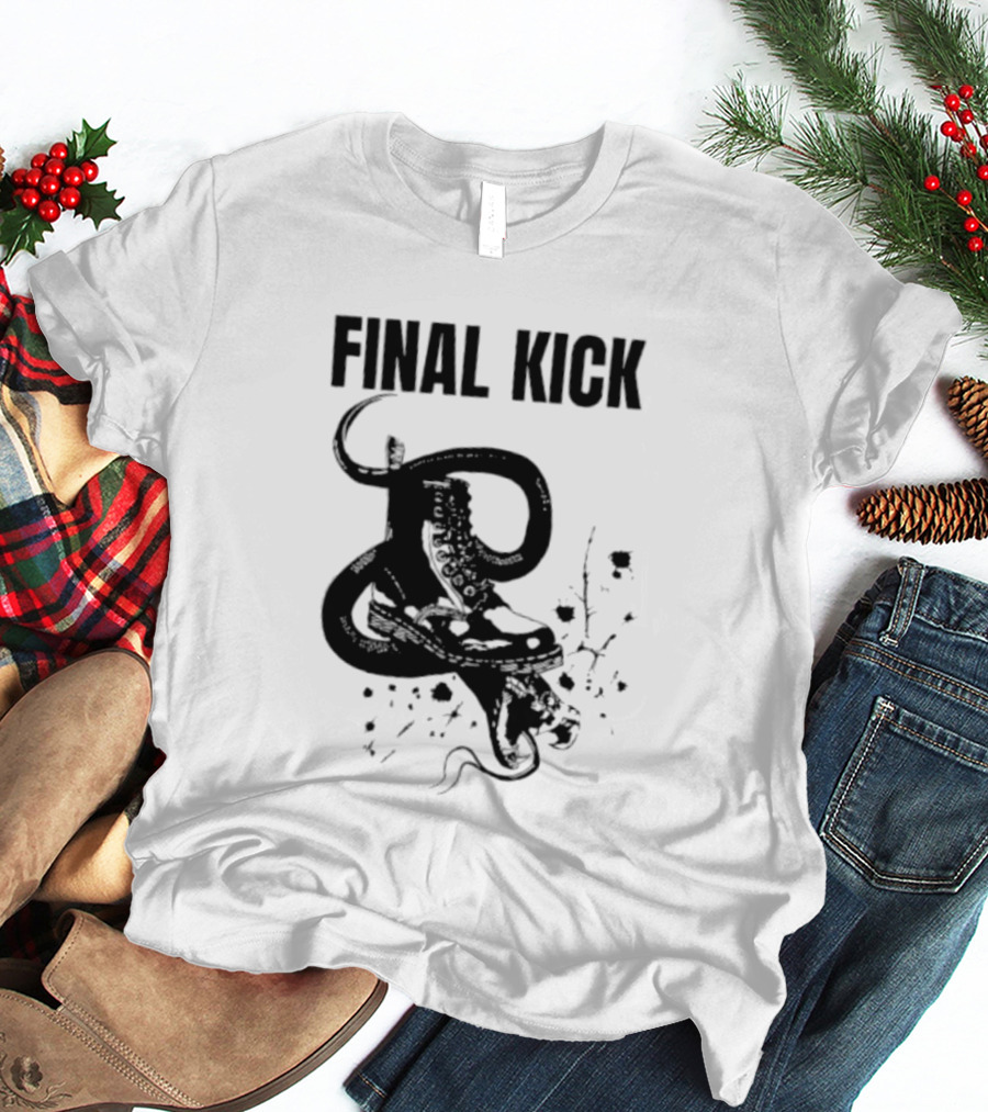 Final Kick Dr Martens Skinhead Punk Snake Boot And Snake T-Shirt