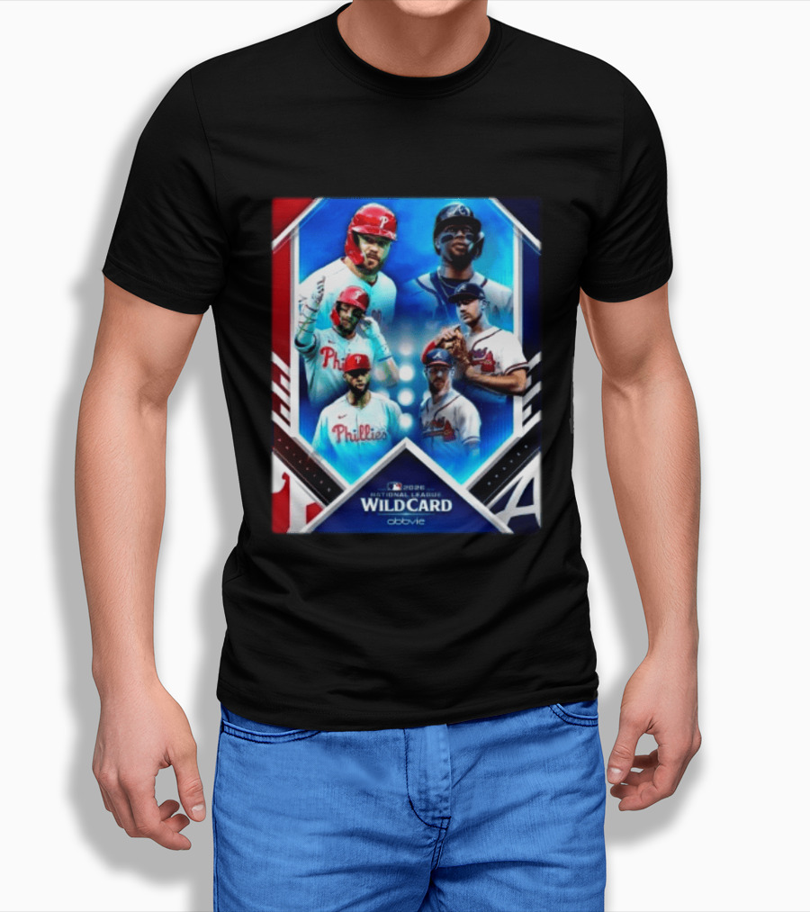 2026 MLB National League Wild Card Philadelphia Phillies Atlanta Braves Matchup T-Shirt