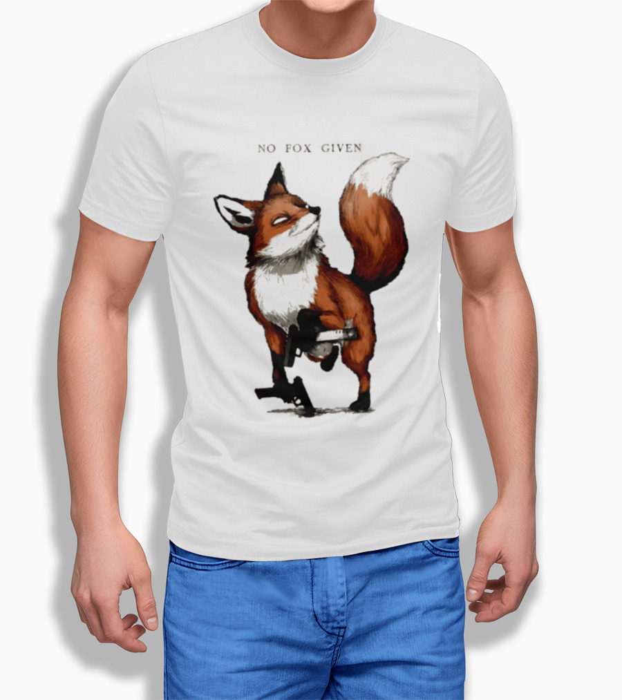 No Fox Given With Pistol And Attitude T-Shirt