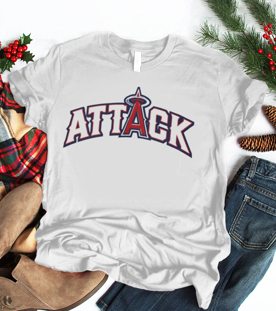Samy Natera Jr Attack Iconic Angels Team T-Shirt