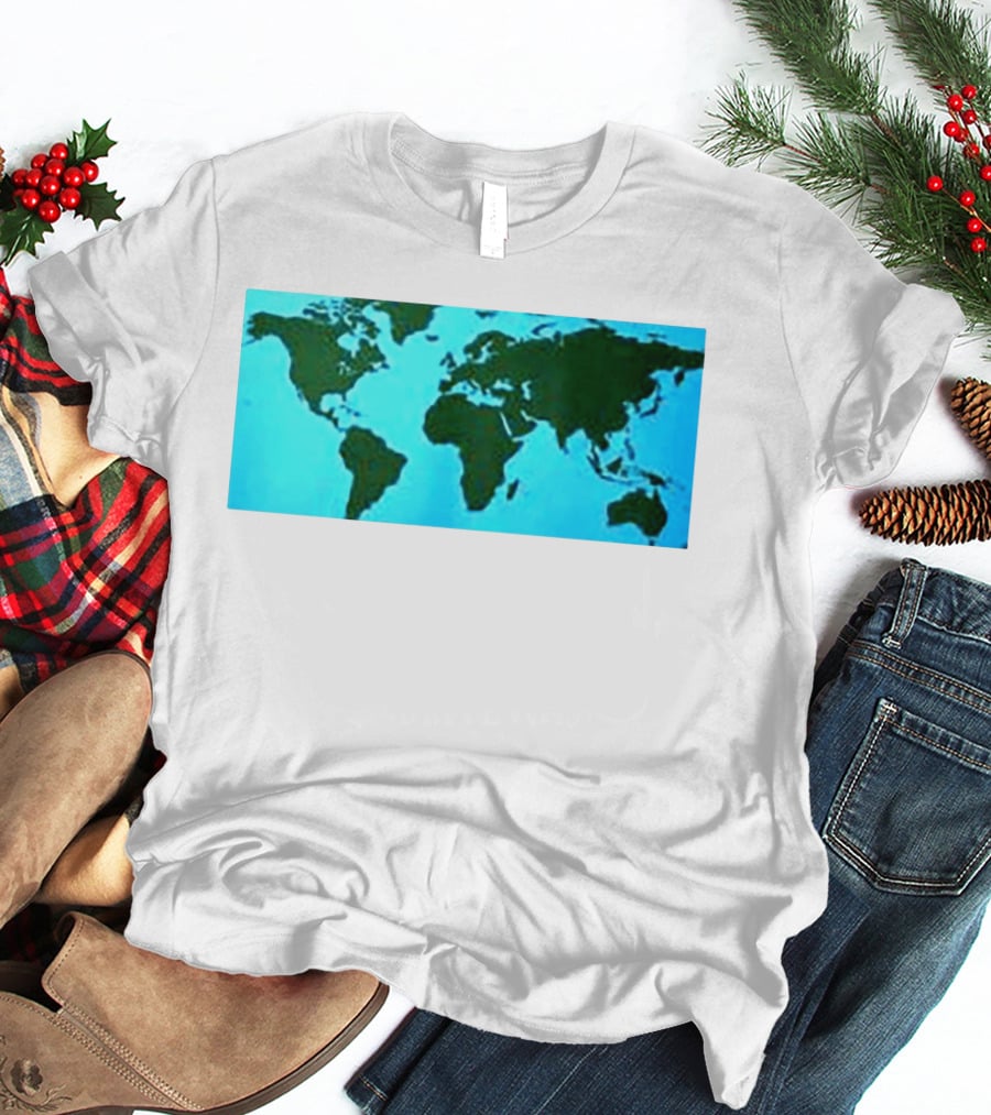 World Map Planet Earth Travel Adventure Journey T-Shirt