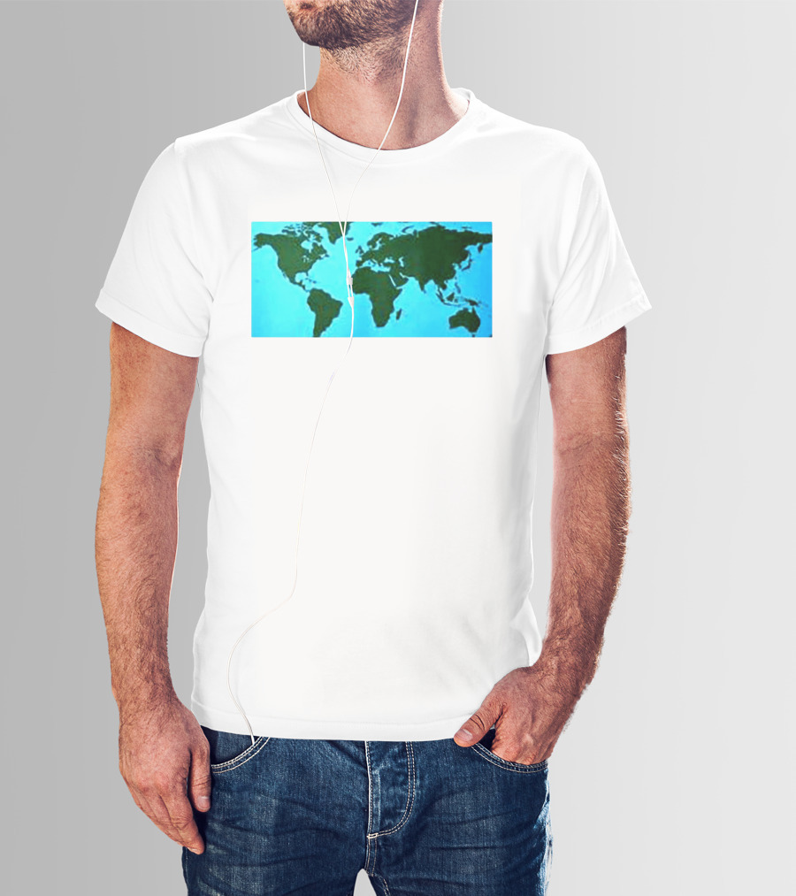 World Map Planet Earth Travel Adventure Journey T-Shirt