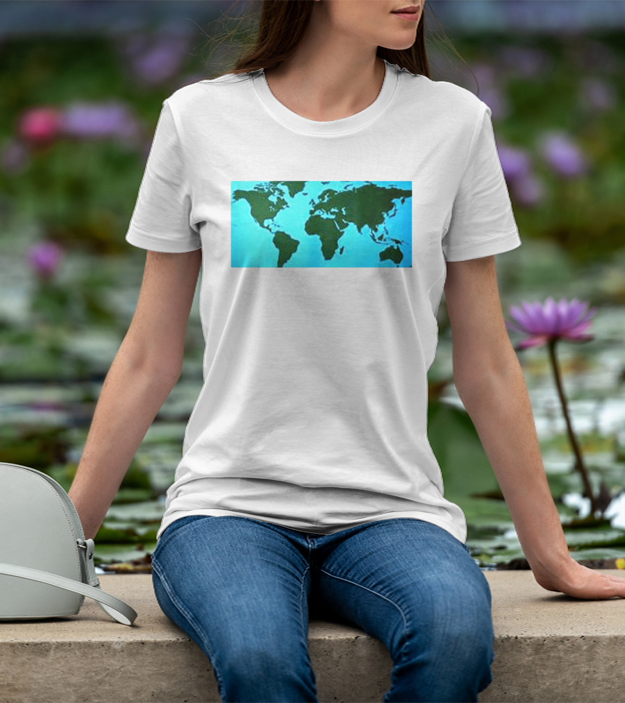 World Map Planet Earth Travel Adventure Journey T-Shirt