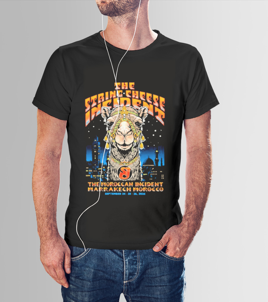 The String Cheese Incident Moroccan Incident Marrakech Morocco September 24 25 26 2026 T-Shirt