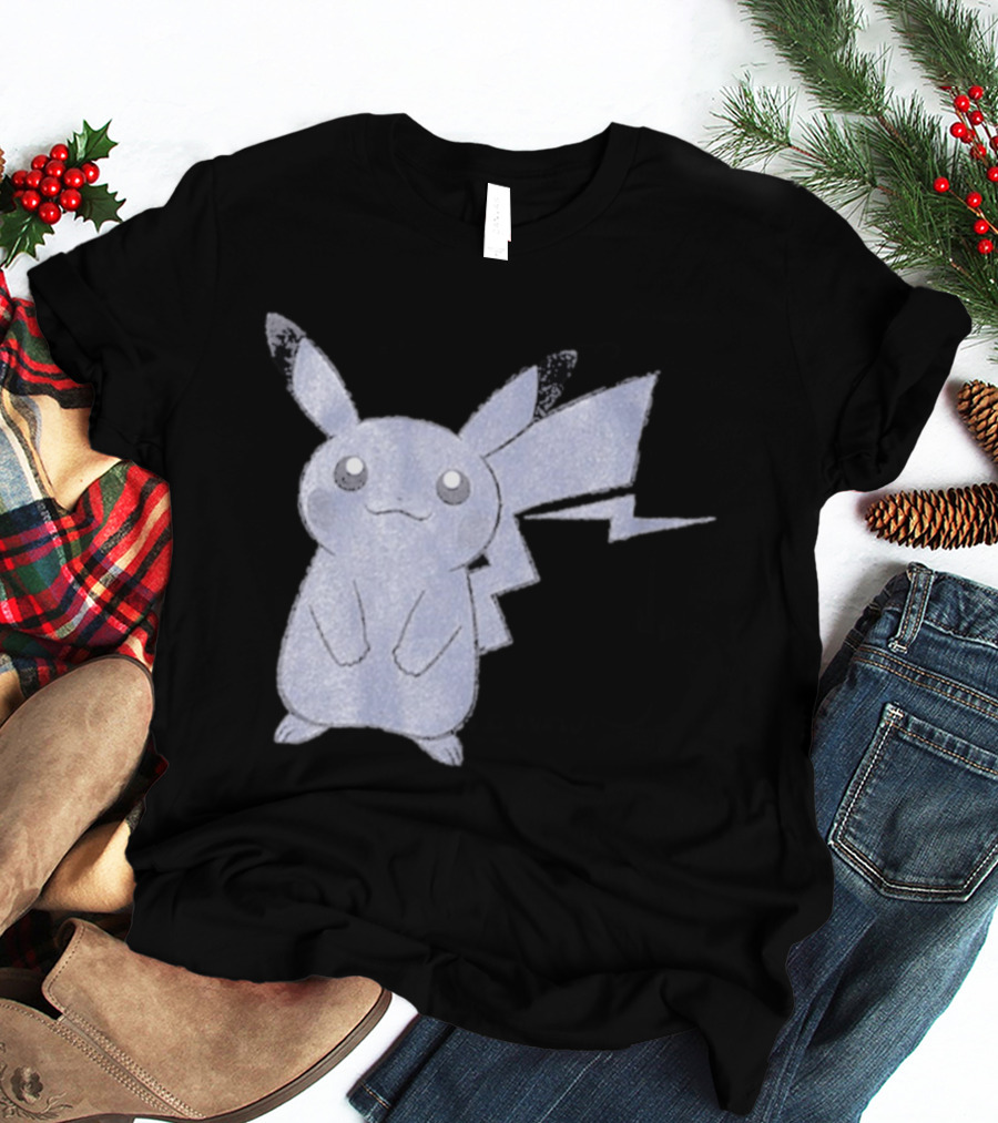 Thunderbolt Project Black Pikachu By Fragment And Pokémon Los Angeles T-Shirt