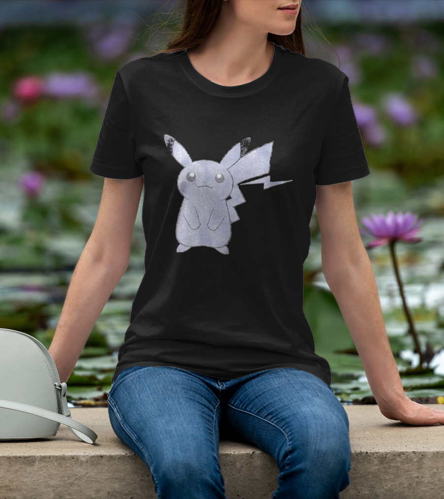 Thunderbolt Project Black Pikachu By Fragment And Pokémon Los Angeles T-Shirt