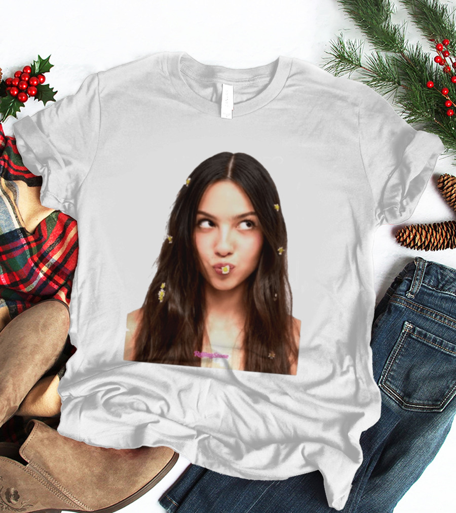 Olivia Rodrigo Rolling Stone Digital Exclusive Photo With Daisy Accents T-Shirt
