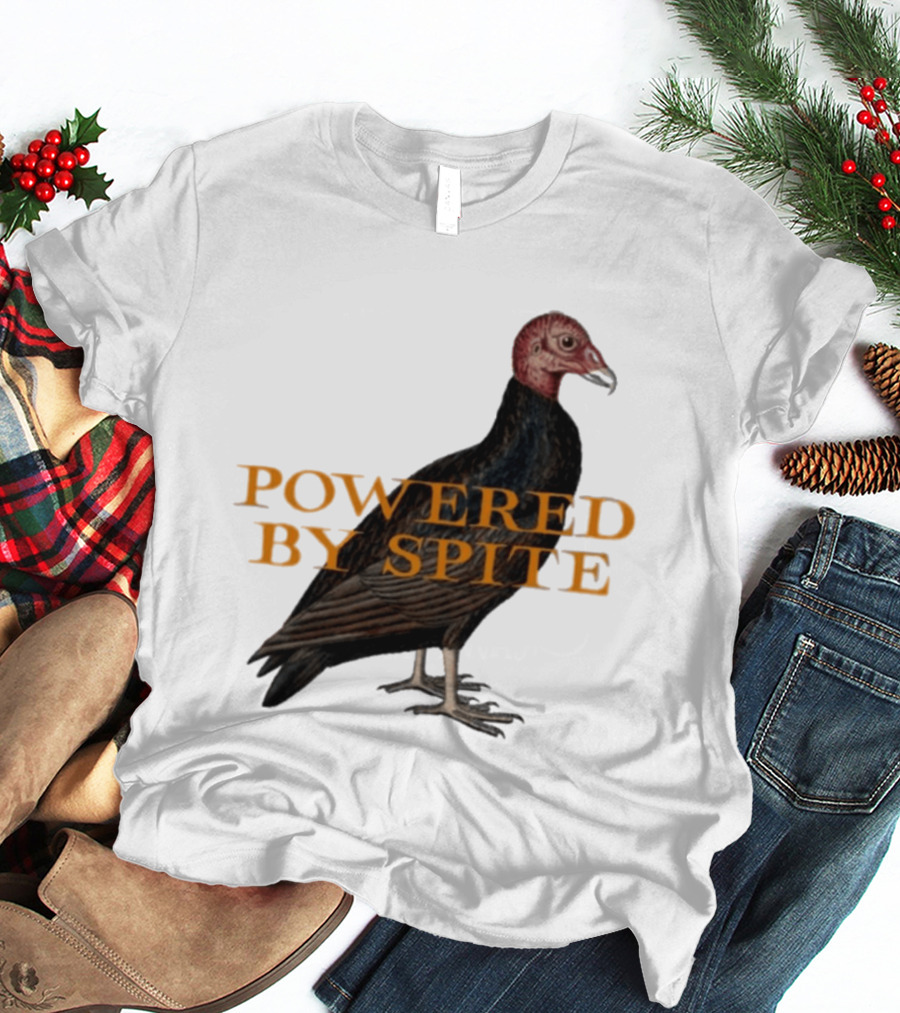 Powered By Spite Turkey Vulture T-Shirt