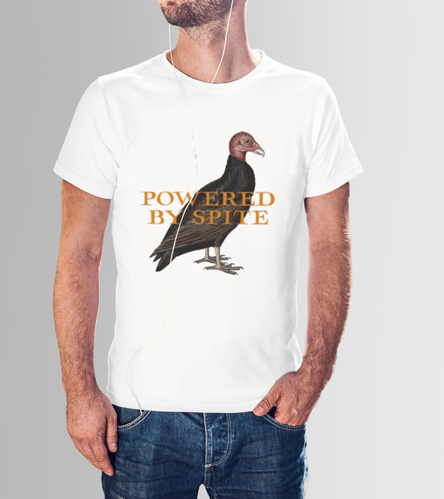 Powered By Spite Turkey Vulture T-Shirt