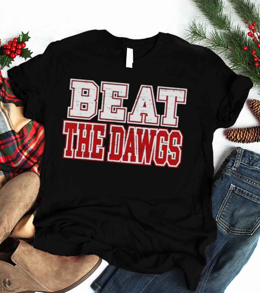 Beat The Dawgs NCAA Football Rivalry Game Day T-Shirt