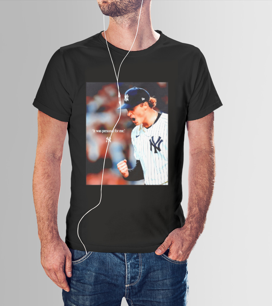 Ben Rice New York Yankees It Was Personal For Me Yankees Baseball T-Shirt