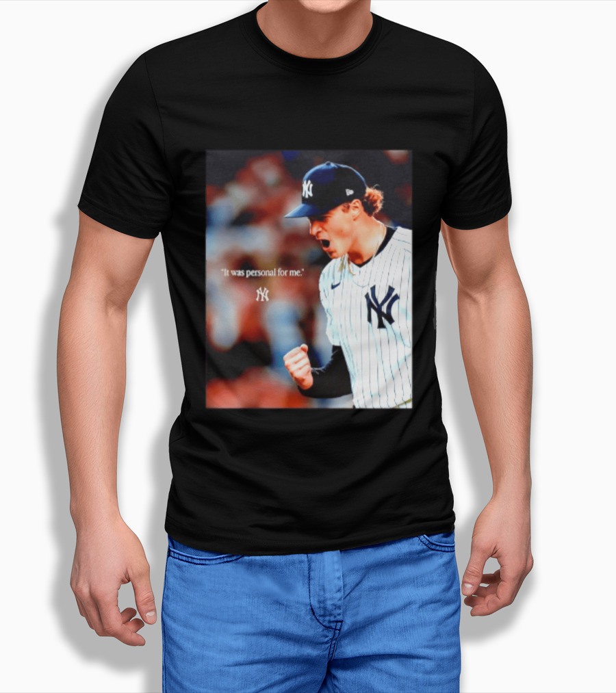 Ben Rice New York Yankees It Was Personal For Me Yankees Baseball T-Shirt