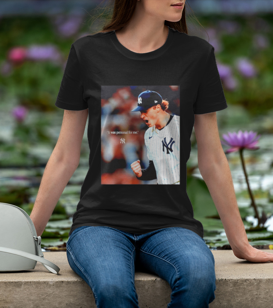 Ben Rice New York Yankees It Was Personal For Me Yankees Baseball T-Shirt