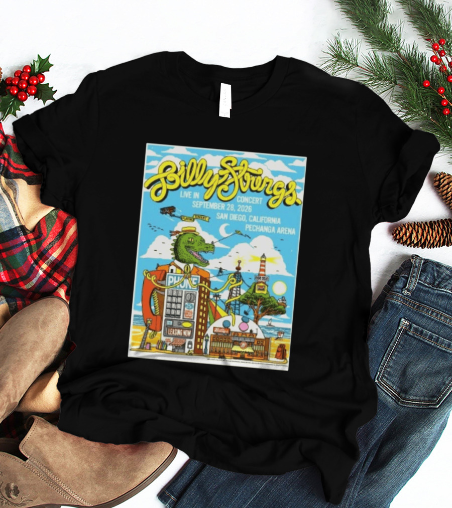 Billy Strings Live In Concert September 28 2026 San Diego Pechanga Arena T-Shirt