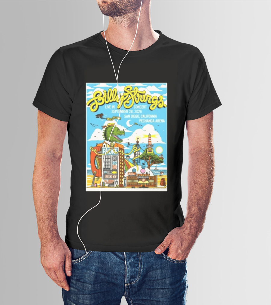 Billy Strings Live In Concert September 28 2026 San Diego Pechanga Arena T-Shirt