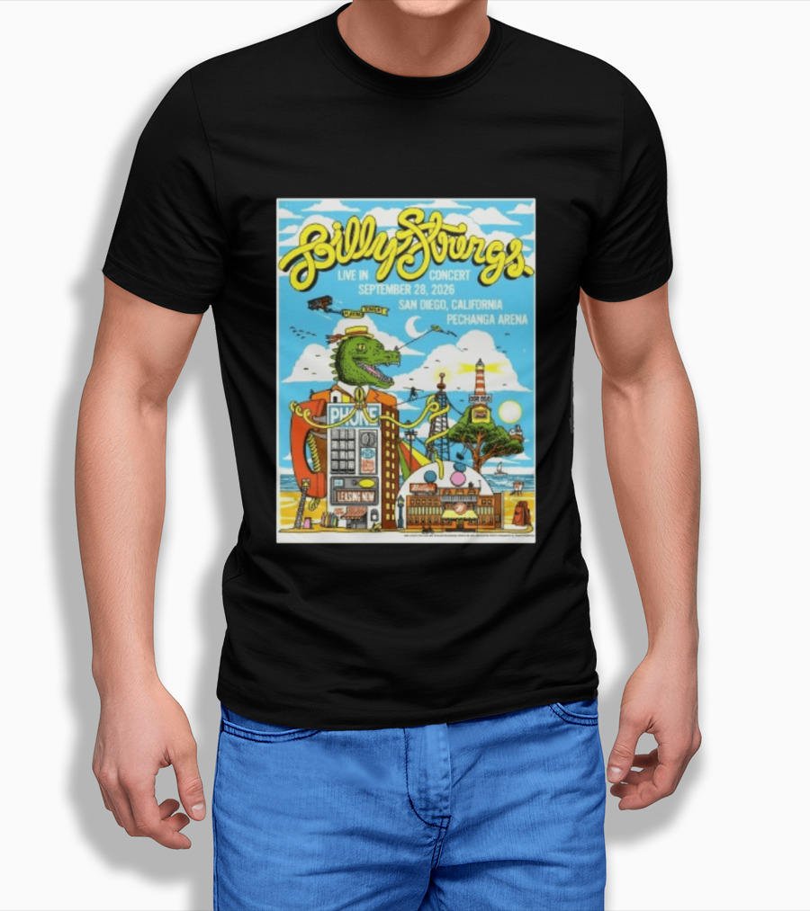 Billy Strings Live In Concert September 28 2026 San Diego Pechanga Arena T-Shirt