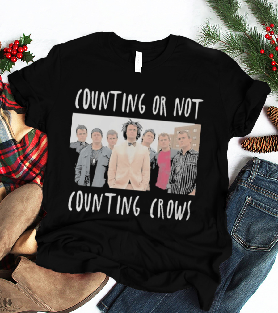 Counting Or Not Counting Crows Band Visual T-Shirt