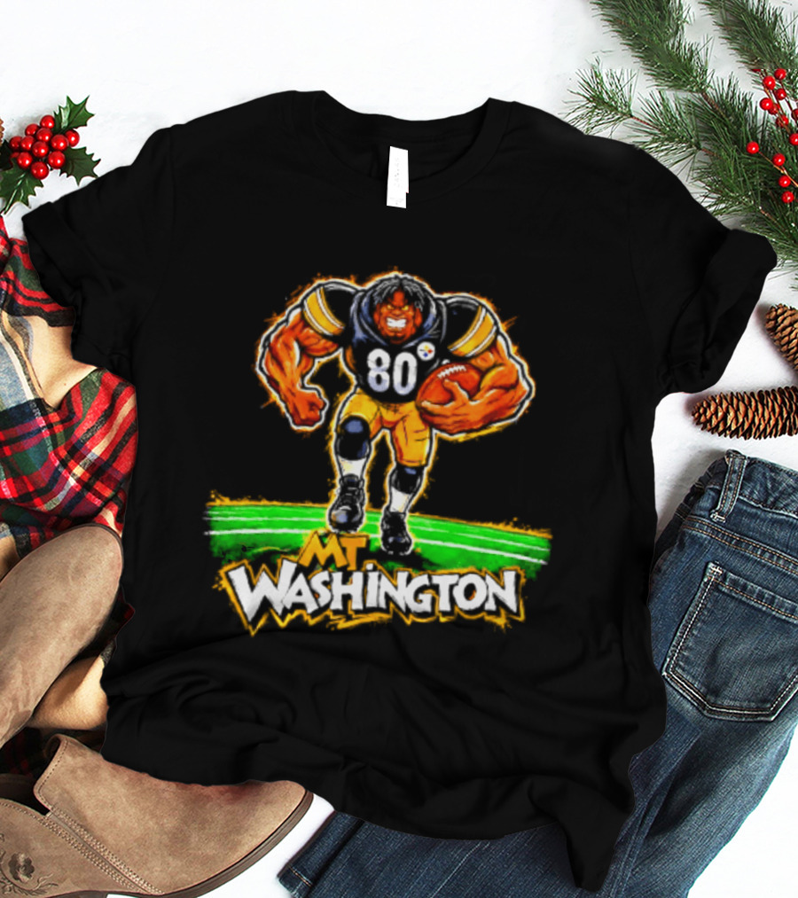 Pittsburgh Steelers Darnell Washington No 80 Washington Paint T-Shirt