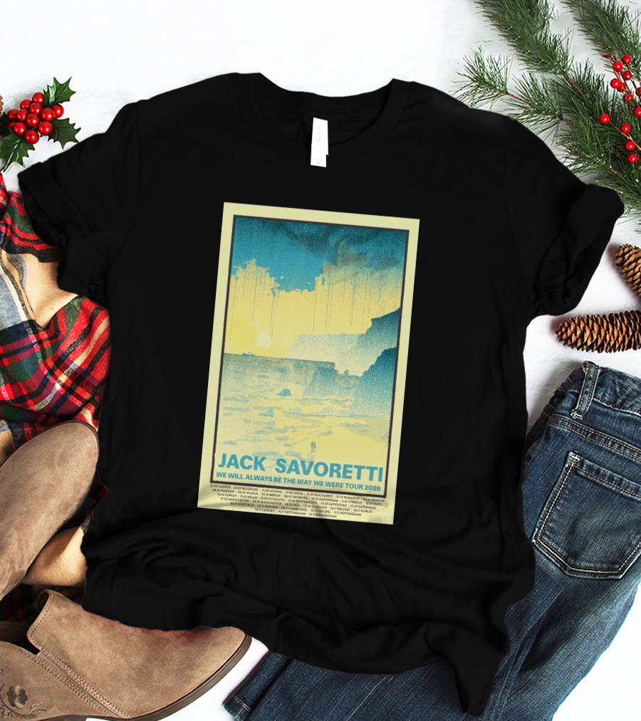 Jack Savoretti We Will Always Be The Way We Were Tour 2026 Bucharest Vintage Style Ocean Scene T-Shirt