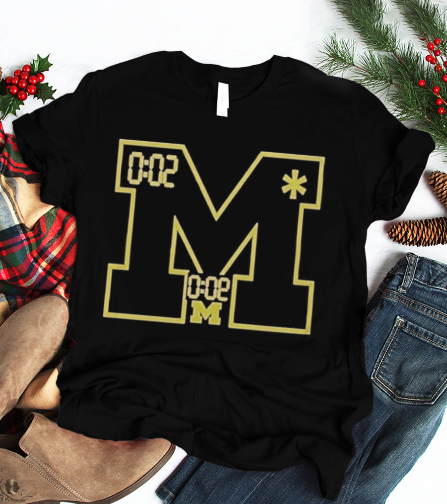 Michigan Wolverines Big Ten Football 002 Asterisk NCAA 2026 T-Shirt