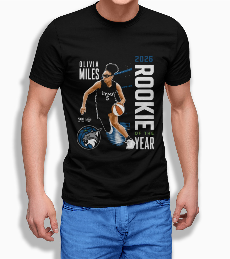 Olivia Miles Lynx 2026 Rookie Of The Year Basketball Legend T-Shirt
