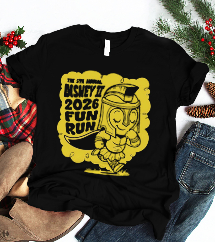 The 5th Annual Disney II 2026 Fun Run Harebrained Character Celebration T-Shirt
