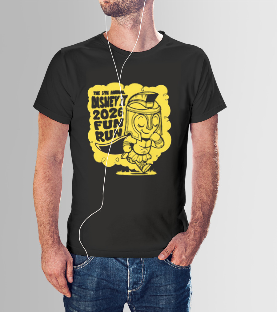 The 5th Annual Disney II 2026 Fun Run Harebrained Character Celebration T-Shirt