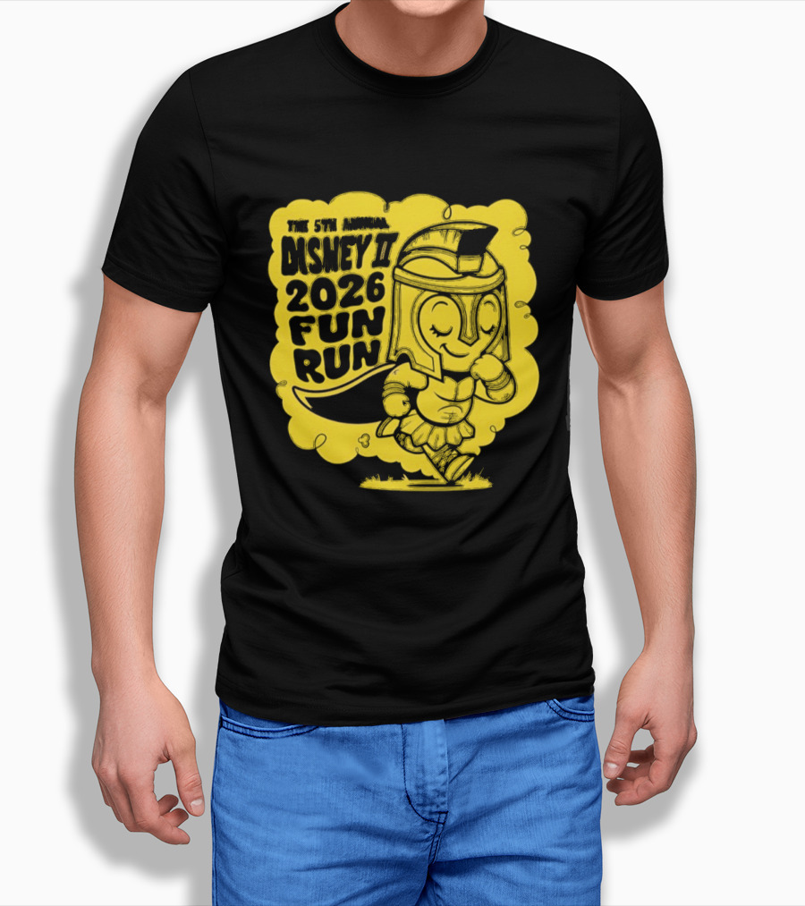 The 5th Annual Disney II 2026 Fun Run Harebrained Character Celebration T-Shirt