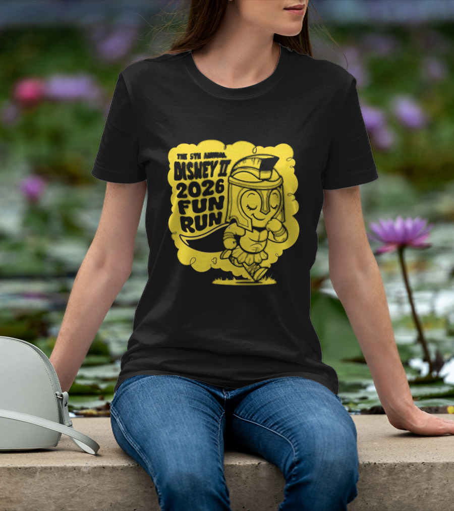 The 5th Annual Disney II 2026 Fun Run Harebrained Character Celebration T-Shirt