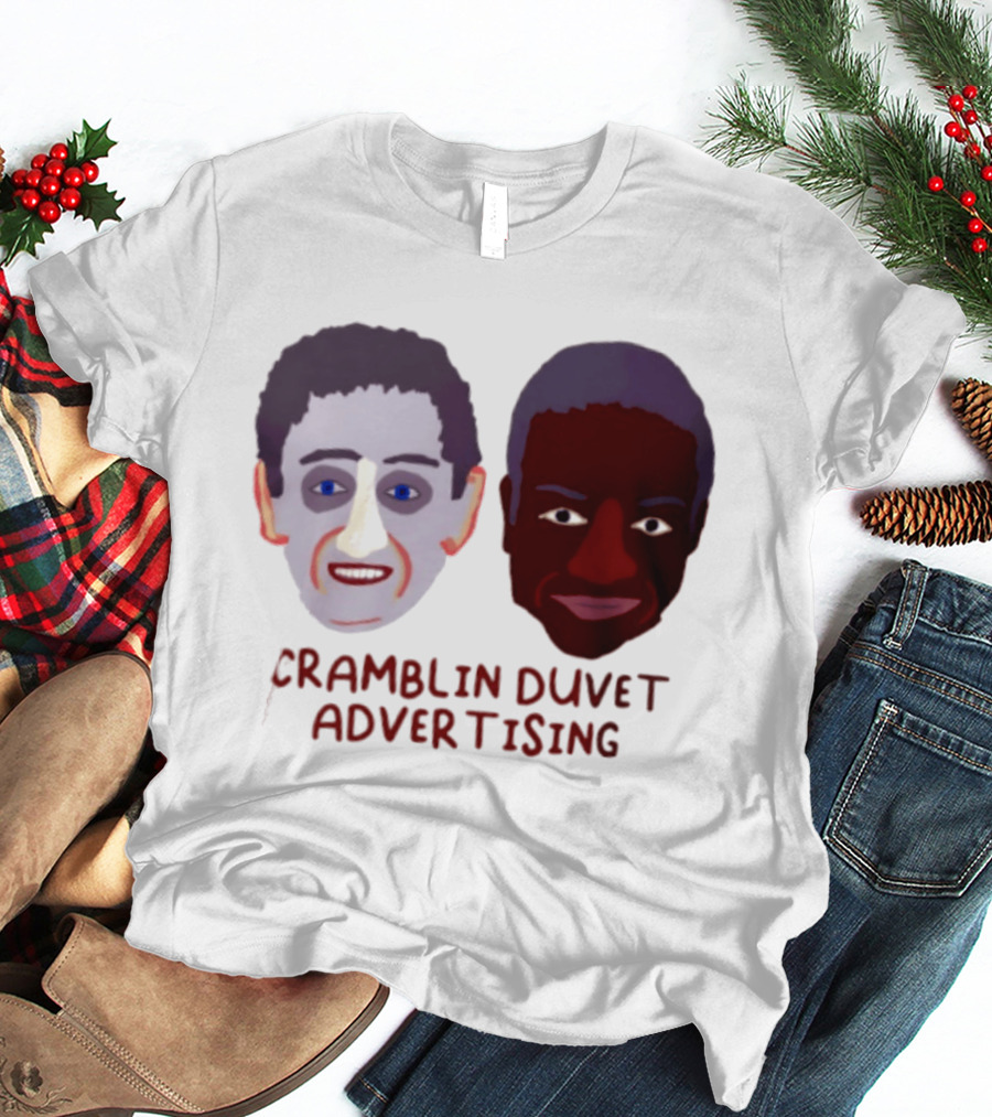 Cramblin Duvet Advertising Comedy TV Show Faces T-Shirt