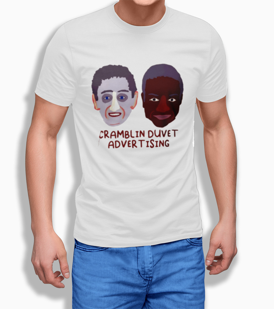 Cramblin Duvet Advertising Comedy TV Show Faces T-Shirt