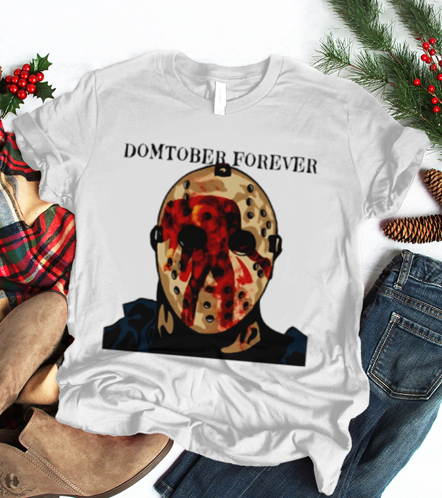 Domtober Forever Jason Voorhees Halloween Mask T-Shirt
