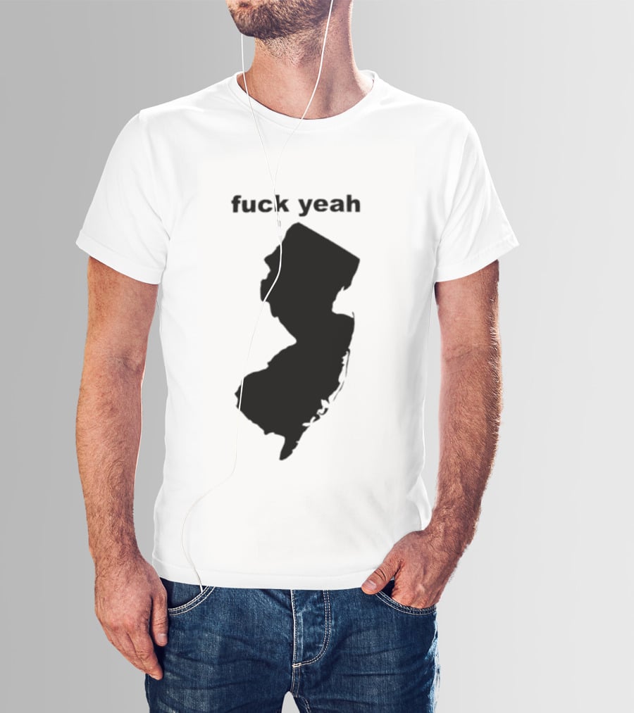 Fuck Yeah New Jersey Map T-Shirt