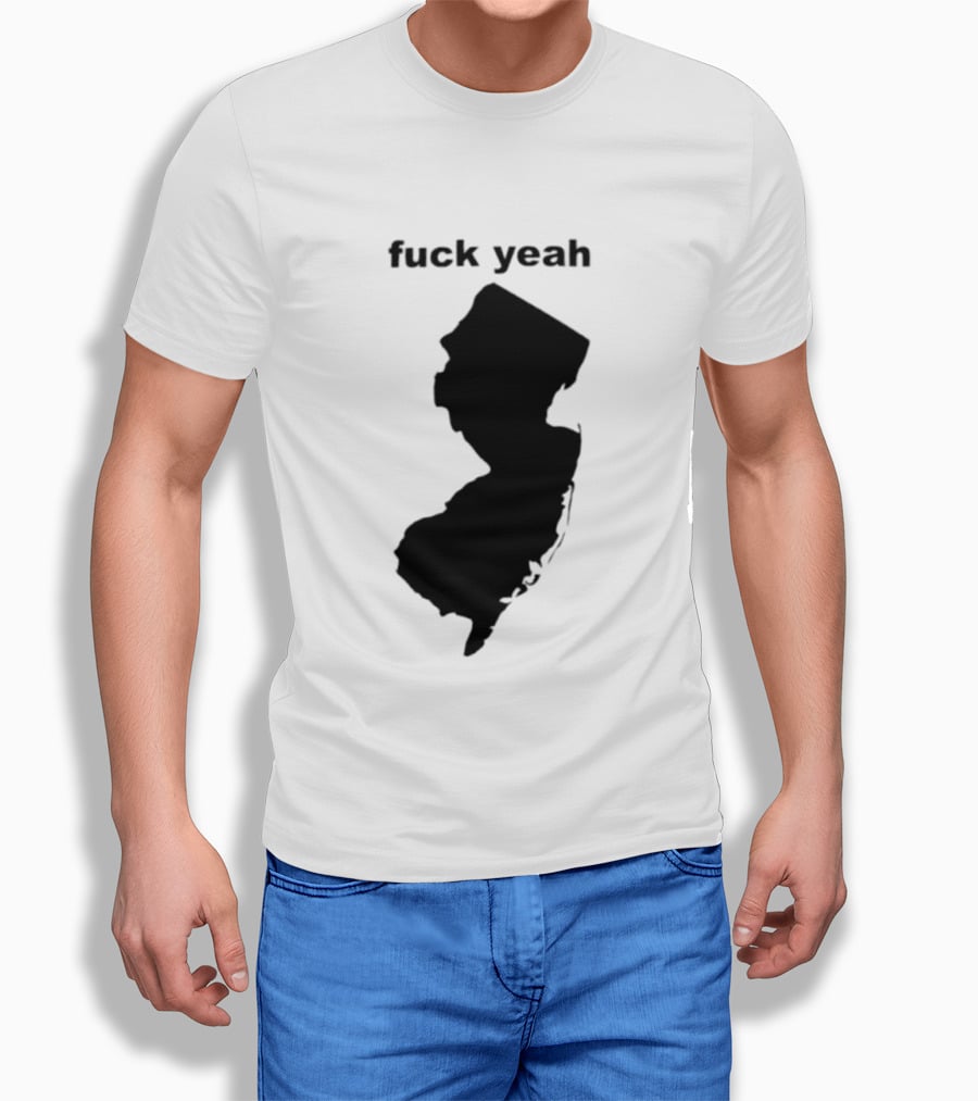 Fuck Yeah New Jersey Map T-Shirt