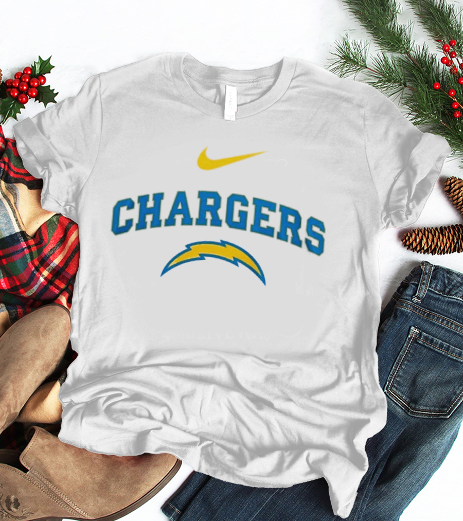 Los Angeles Chargers Make Washington Grateful Again Game Day Chargers Nike Bolt T-Shirt