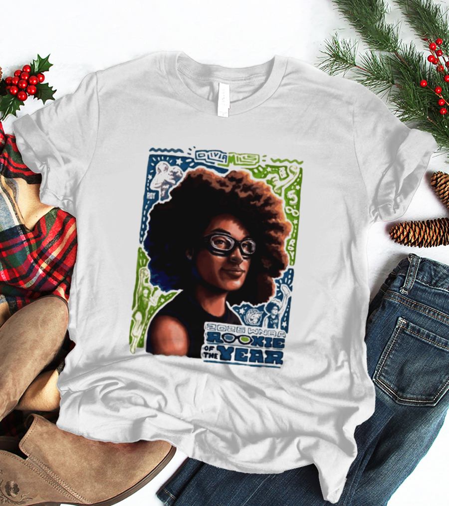Olivia Miles Minnesota Lynx 2026 WNBA Rookie Of The Year Basketball Champion T-Shirt