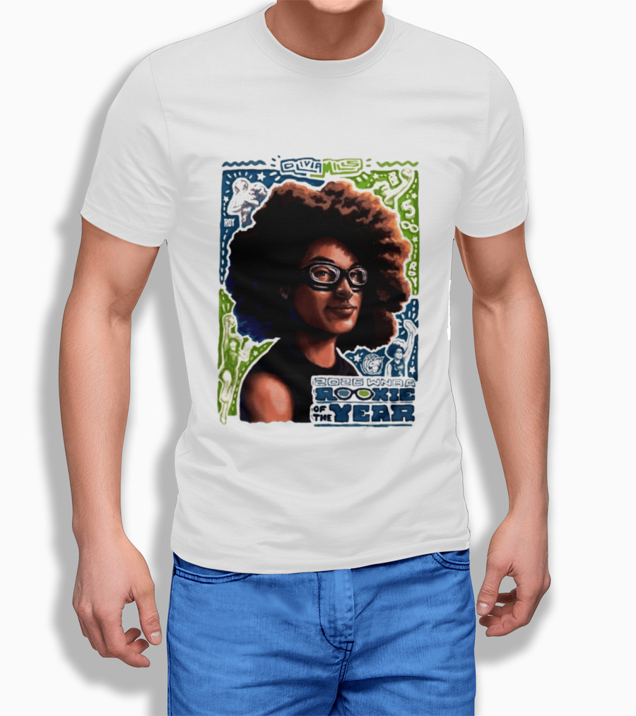 Olivia Miles Minnesota Lynx 2026 WNBA Rookie Of The Year Basketball Champion T-Shirt