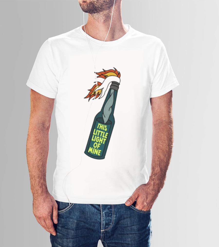 This Little Light Of Mine Molotov Cocktail Flame Bottle T-Shirt