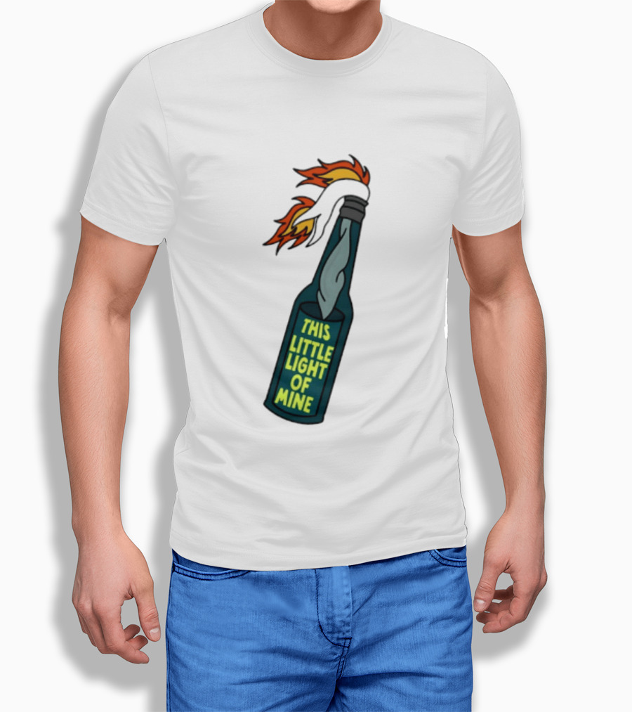 This Little Light Of Mine Molotov Cocktail Flame Bottle T-Shirt