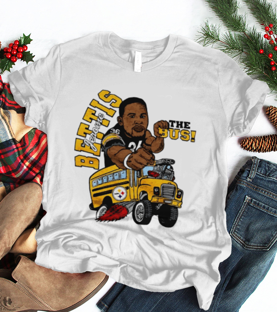 Pittsburgh Steelers Jerome Bettis The Bus Caricature Bettis The Bus T-Shirt