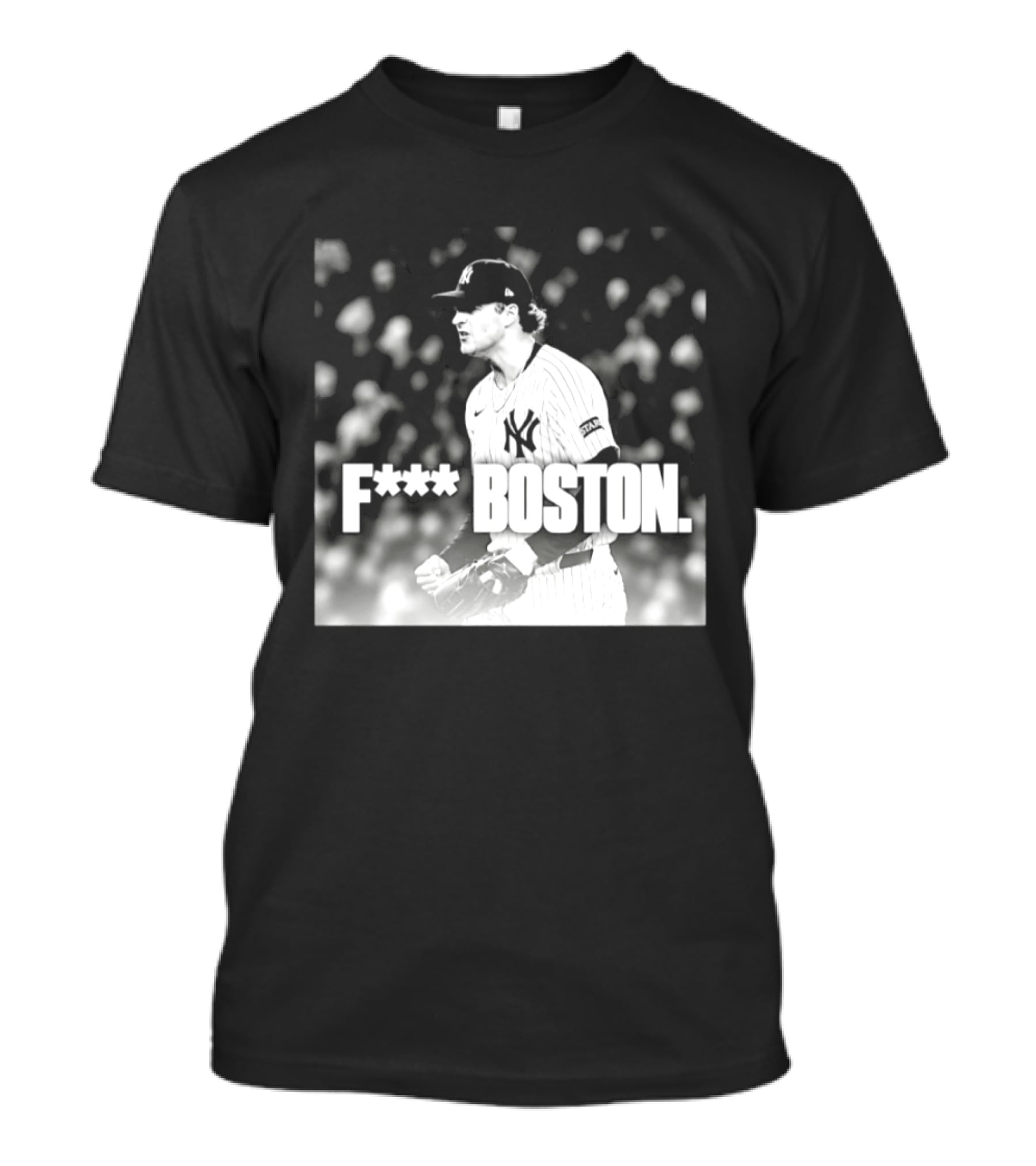 Cam Schlittler New York Yankees F*** Boston T-Shirt