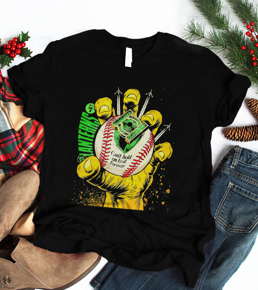 DC Comics Lanterns No 7 Can't Hold On To It Forever Baseball Glove T-Shirt
