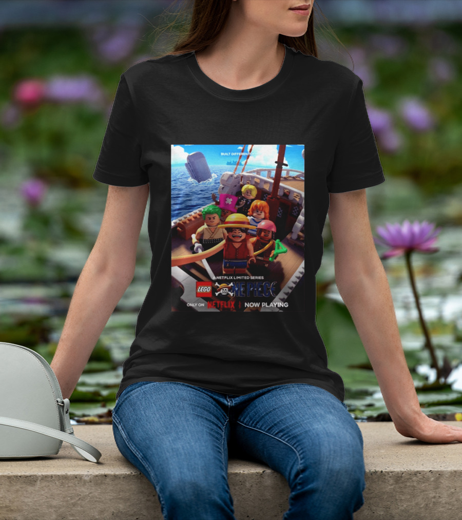 LEGO One Piece Netflix Limited Series Built Differently Now Playing T-Shirt
