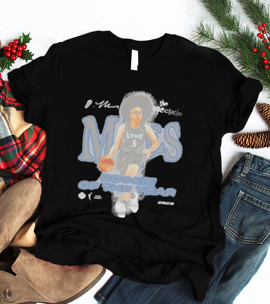 Olivia Miles Minnesota Lynx Playa Society Rookie Of The Year 2026 T-Shirt