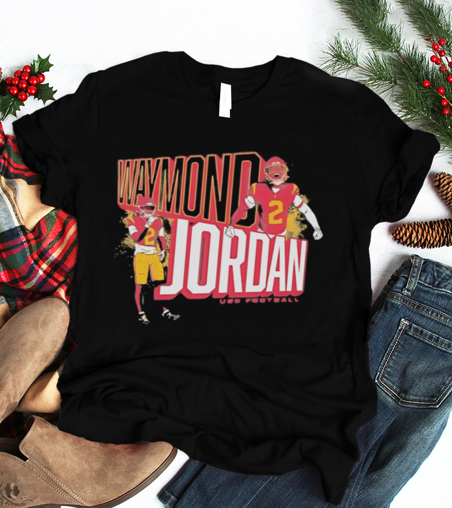 Waymond Jordan USC Trojans NCAA Football Number 2 T-Shirt
