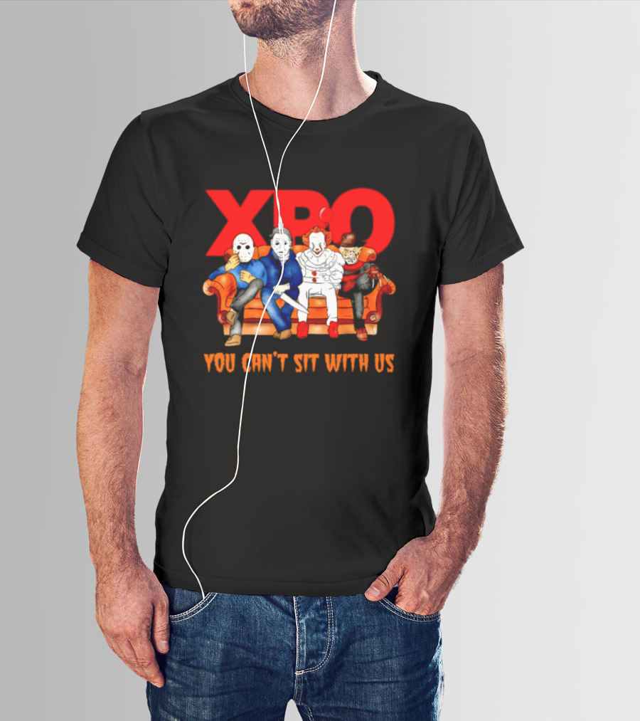XPO Horror Movie Friends Halloween 2026 You Can't Sit With Us T-Shirt